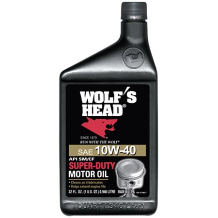 WOLFS HEAD Wolfs Head 91086 100W 40 qt. Heavy-Duty Motor Oils 91086